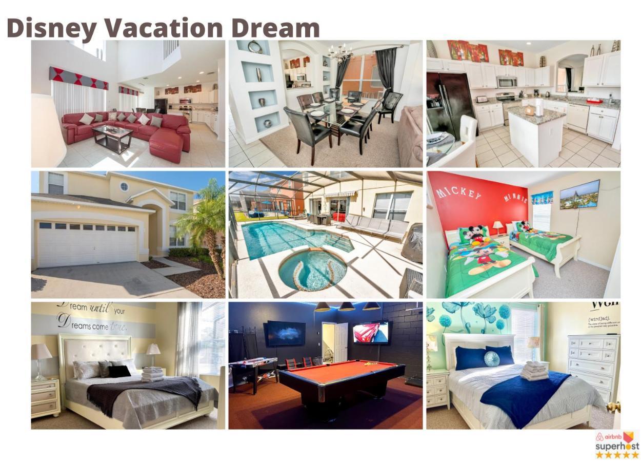 Disney Dream With Hot Tub, Pool, Xbox, Games Room, Lakeview, 10 Min To Disney, Clubhouse คิสซิมมี ภายนอก รูปภาพ